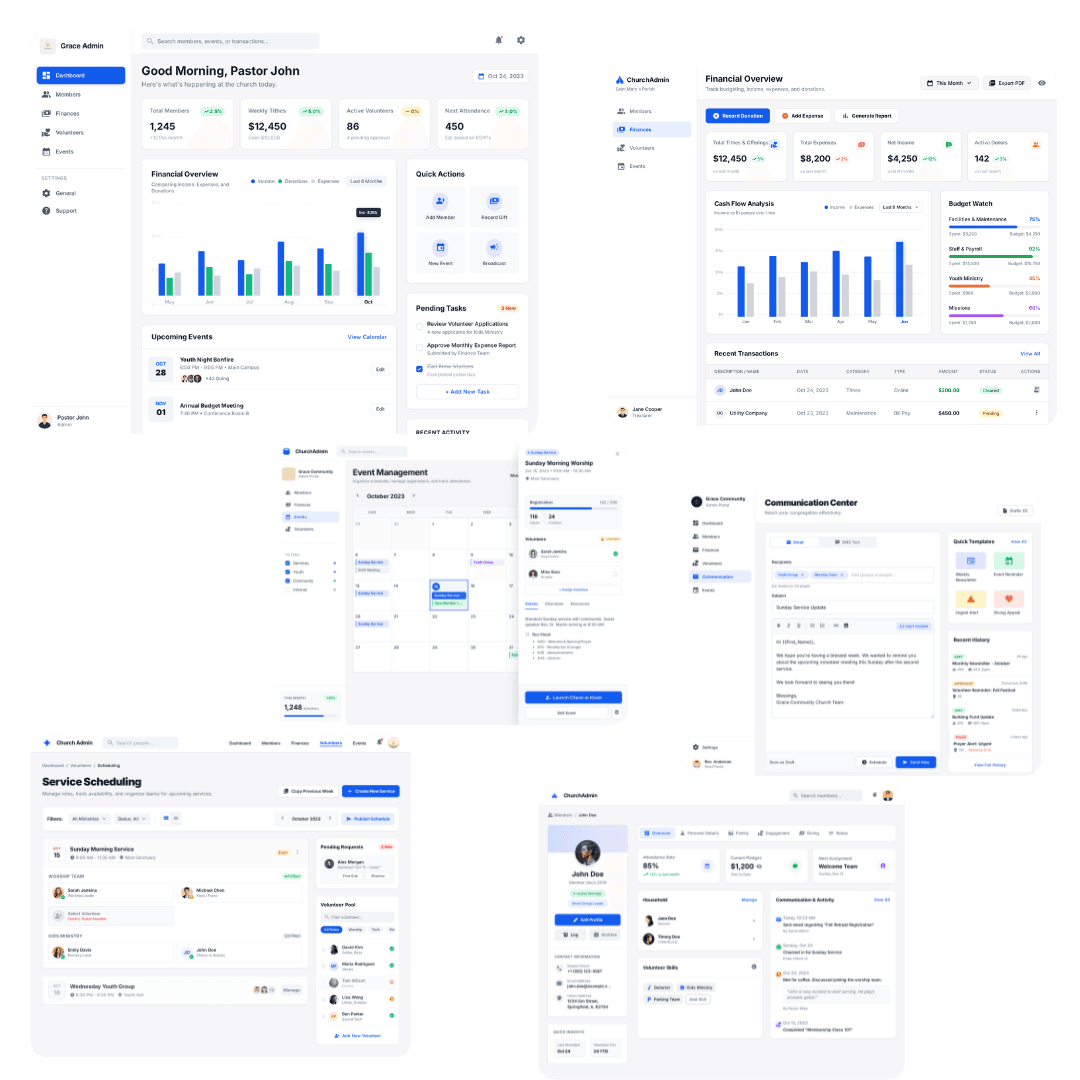 Church Management System - Command Center for Ministry